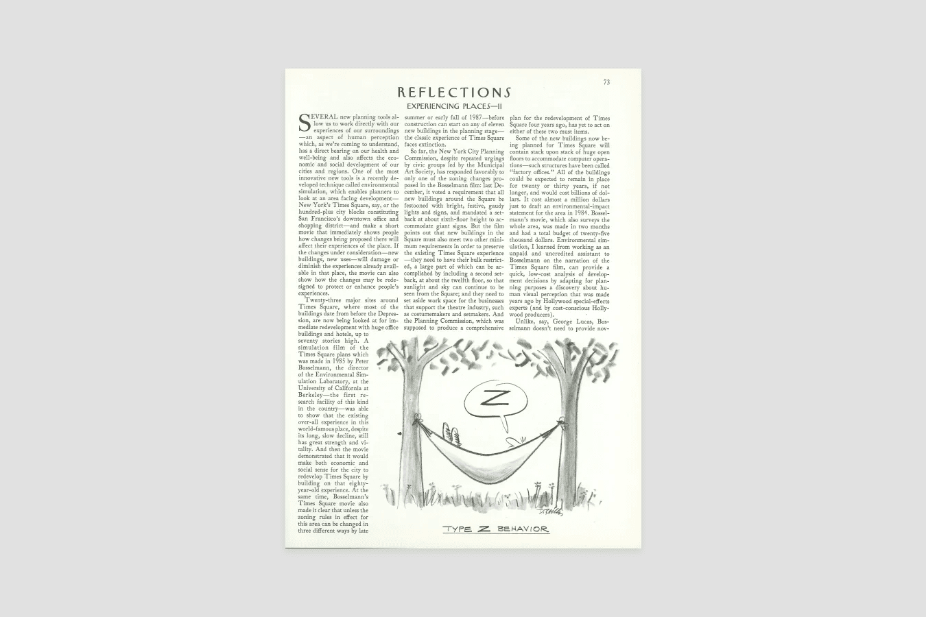 Experiencing Places II The New Yorker