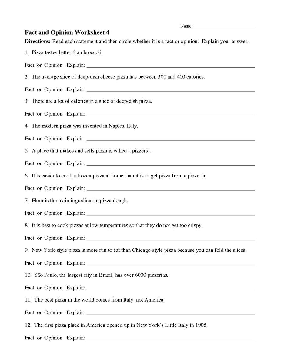 Fact And Opinion Worksheets Reading Comprehension Fact And Opinion Worksheets Reading Comprehension