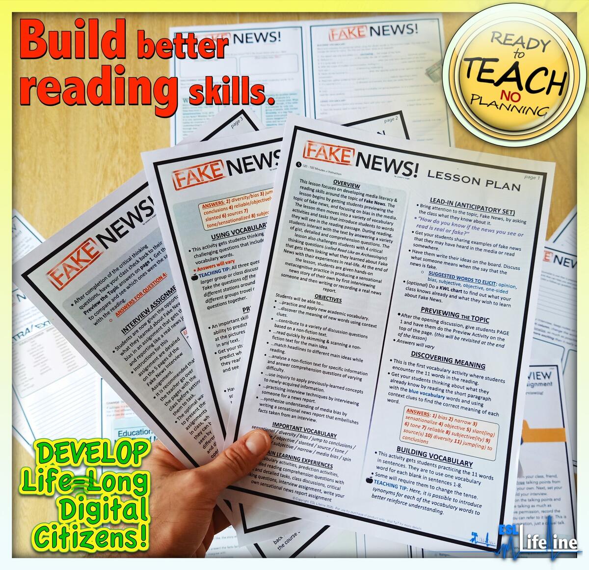 Fake News Media Bias Close Reading Comprehension Passage With Tasks Questions Classful