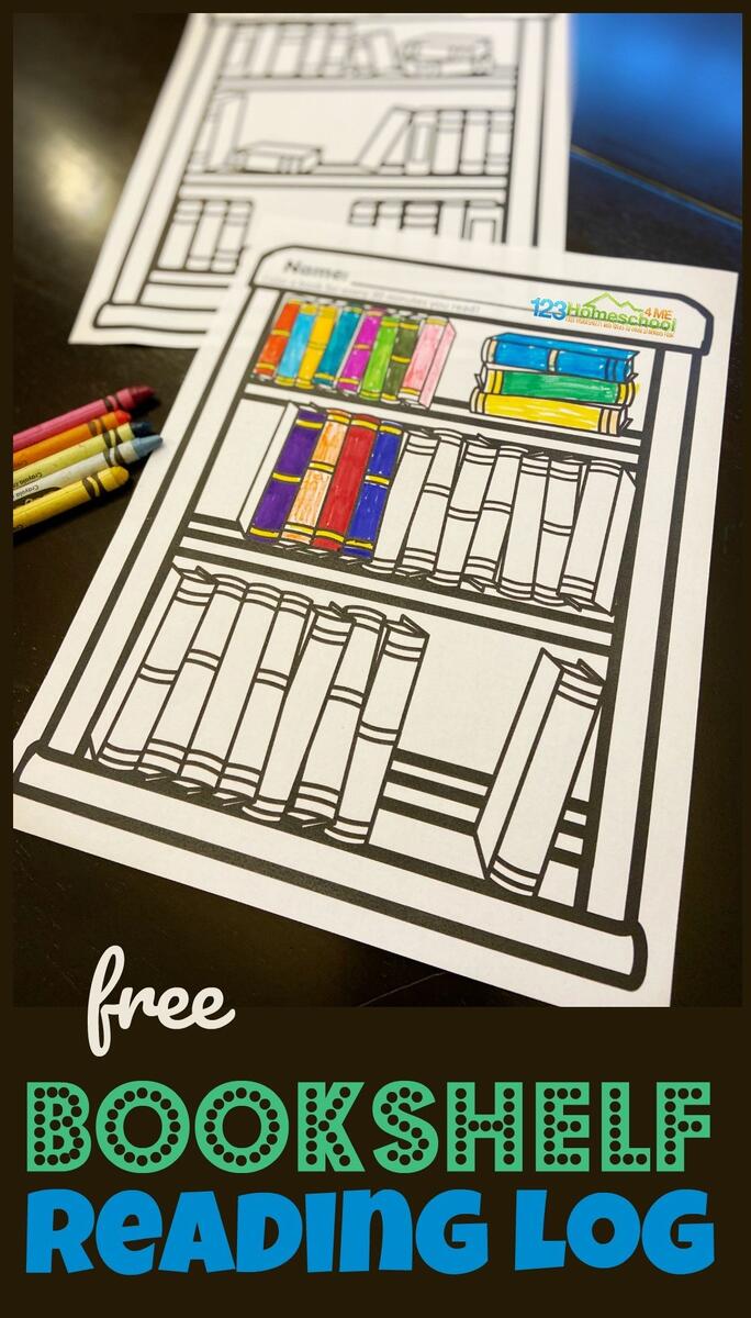FREE Bookshelf Reading Log Printable Free Book Log Template FREE Bookshelf Reading Log Printable Free Book Log Template
