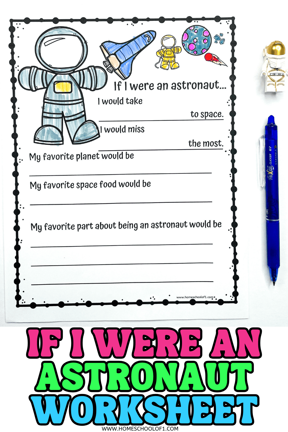 Free If I Were An Astronaut Writing Prompt