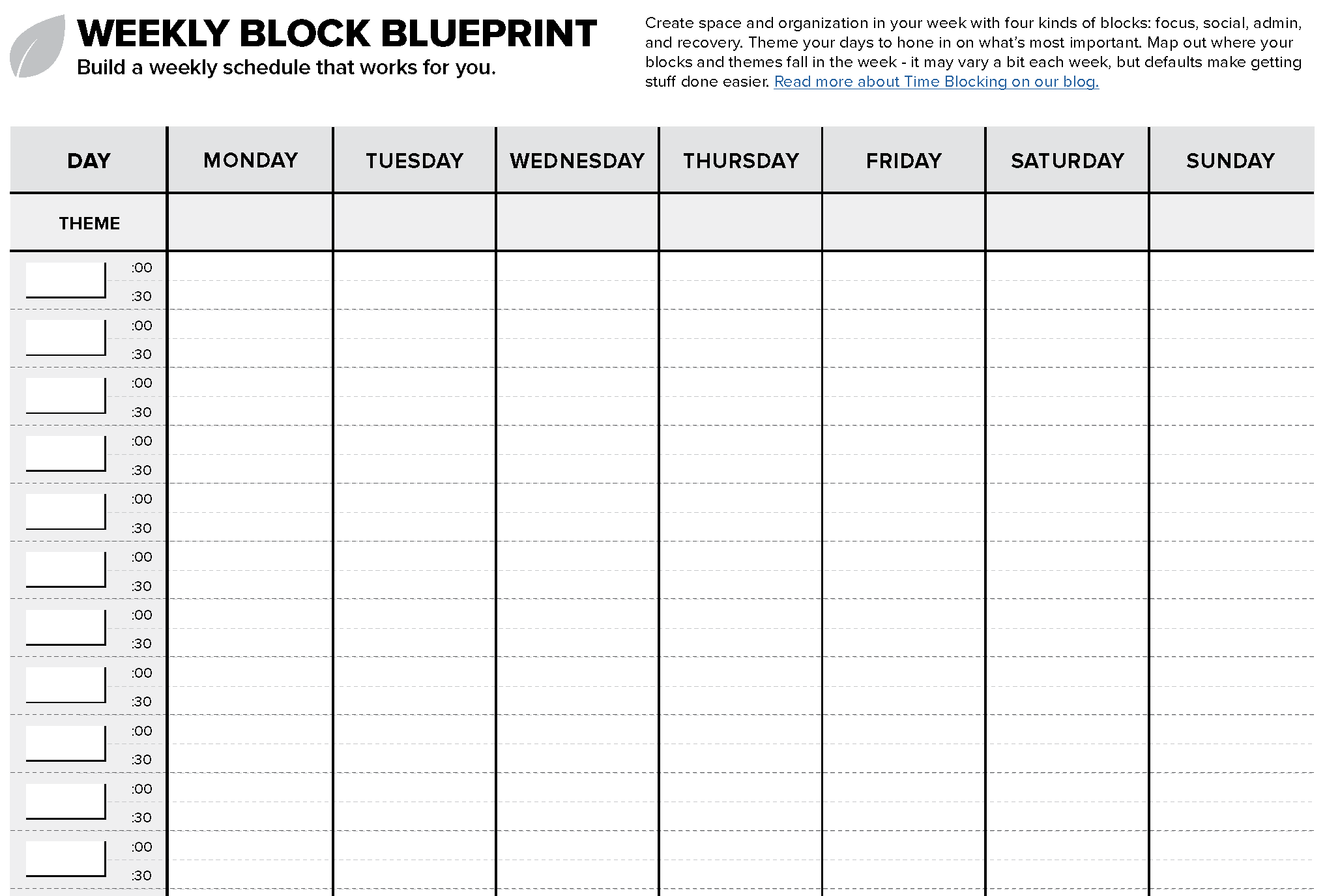 Free Planners And Worksheets By Productive Flourishing