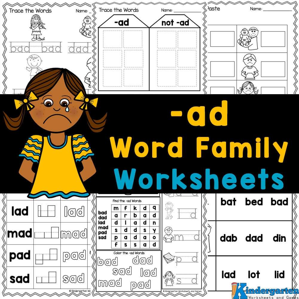 Free Phonics CVC Word Family Worksheet En Worksheets4Free