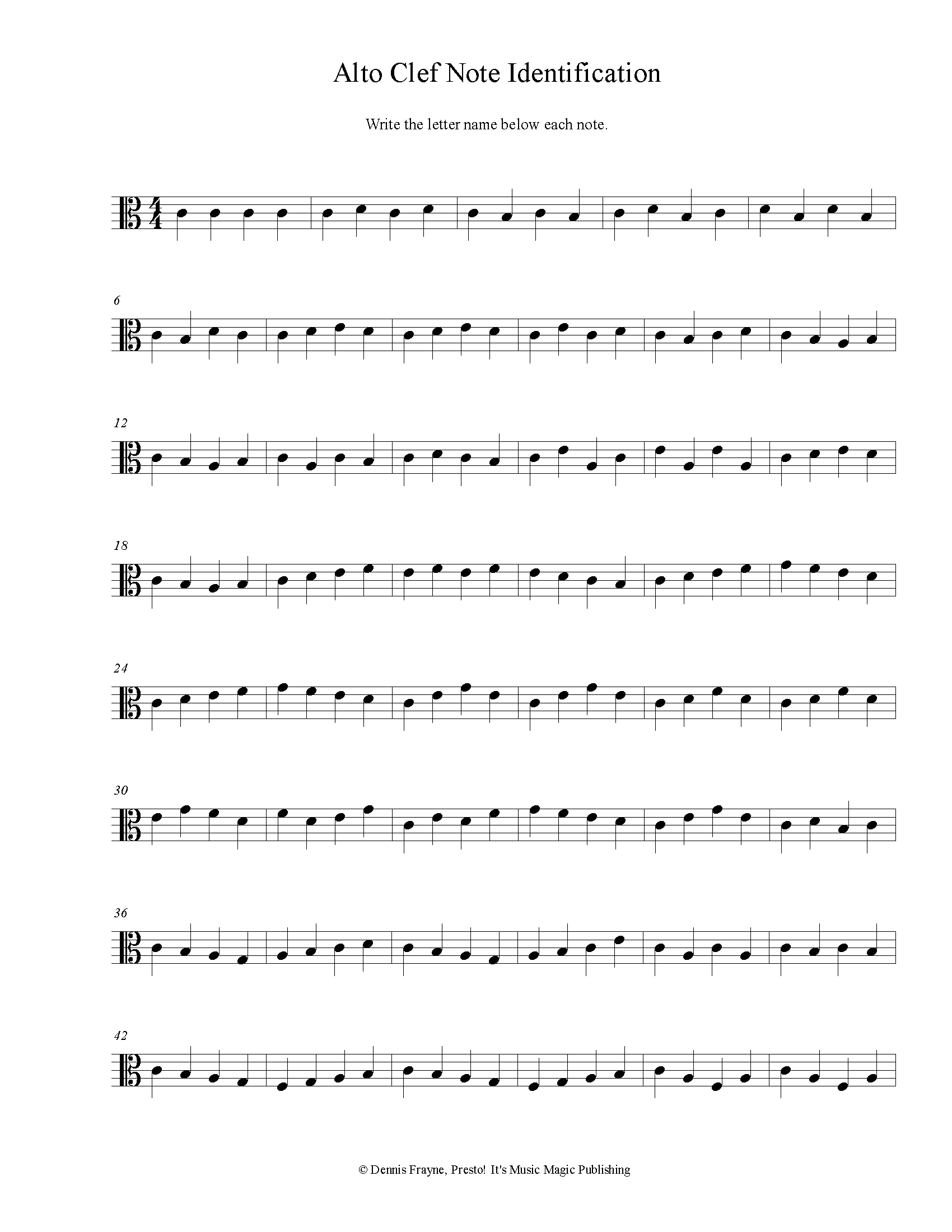 FREE Printable Music Note Naming Worksheets Presto Its Music Worksheets Library Free Note Name Generator You Will LOVE This Band Directors Talk Shop