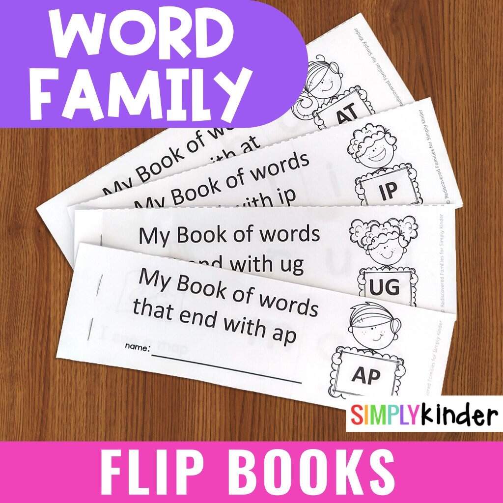 Free Printable Word Family Book Early Readers Will Love Simply Kinder