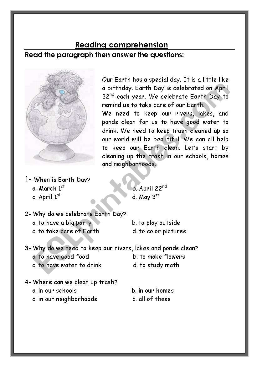 Free Reading Comprehension Multiple Choice Worksheet Download Free Reading Comprehension Multiple Choice Worksheet Png Images Free Worksheets On Clipart Library