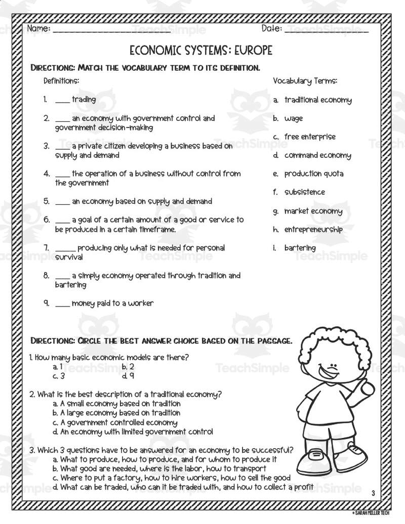 Free Types Of Economies Worksheet Download Free Types Of Economies Worksheet Png Images Free Worksheets On Clipart Library