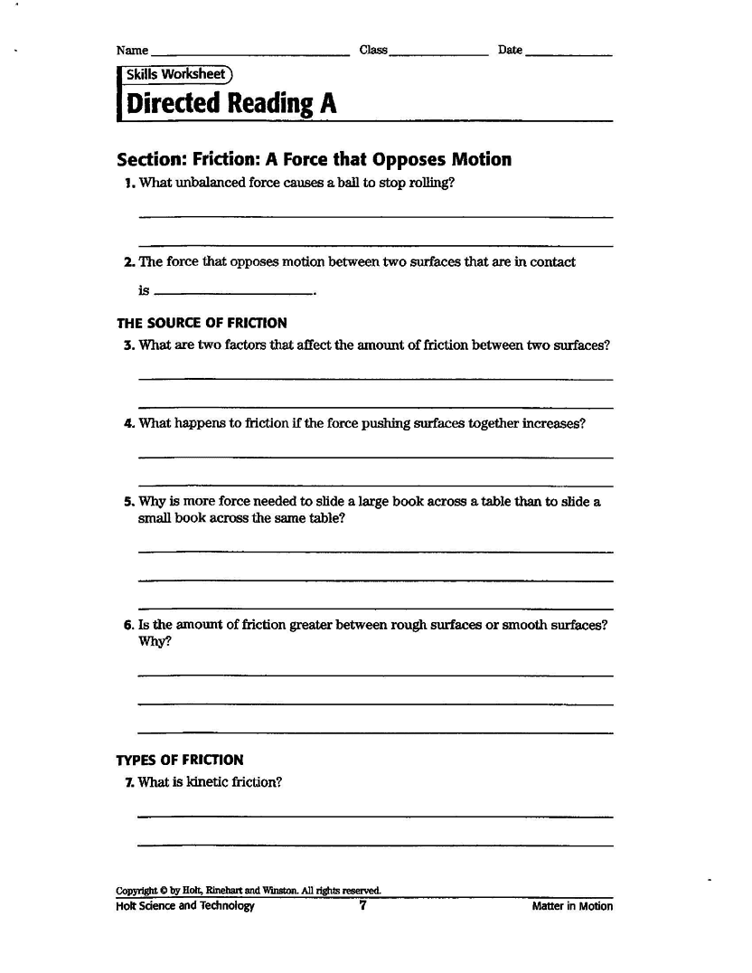 Friction Worksheet Craig Fisher Library Formative Friction Worksheet Craig Fisher Library Formative