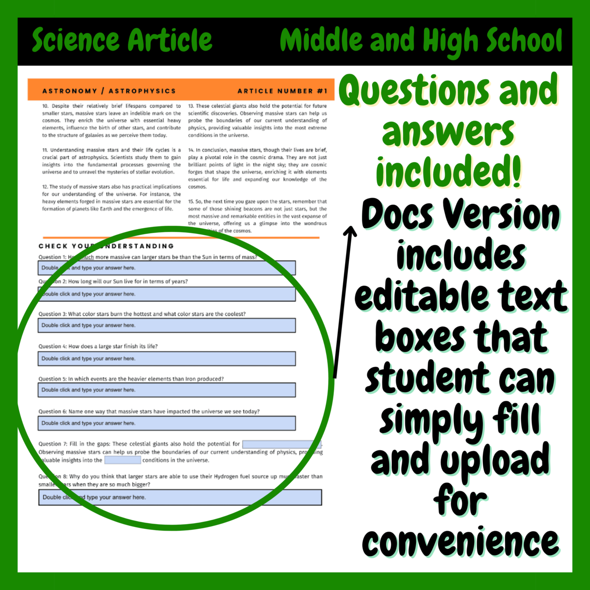 Genetic Engineering Biology Science Reading Comprehension Passage Questions Made By Teachers Genetic Engineering Biology Science Reading Comprehension Passage Questions Made By Teachers