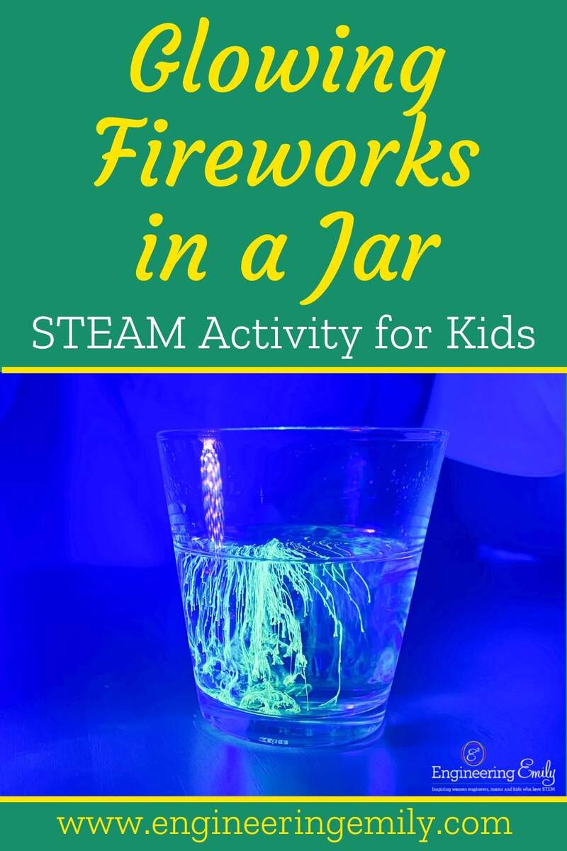 Glowing Fireworks In A Jar Engineering Emily