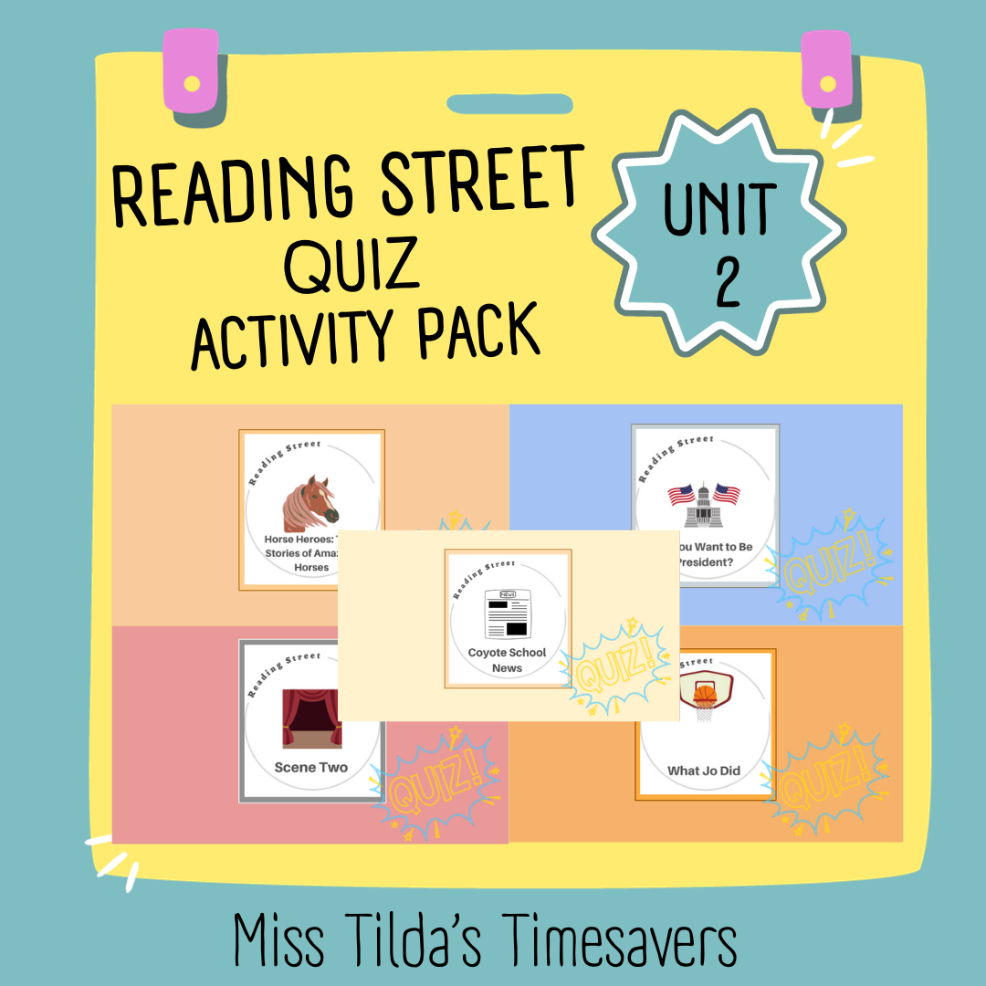 Grade 4 Reading Street Quiz Unit 2 Made By Teachers