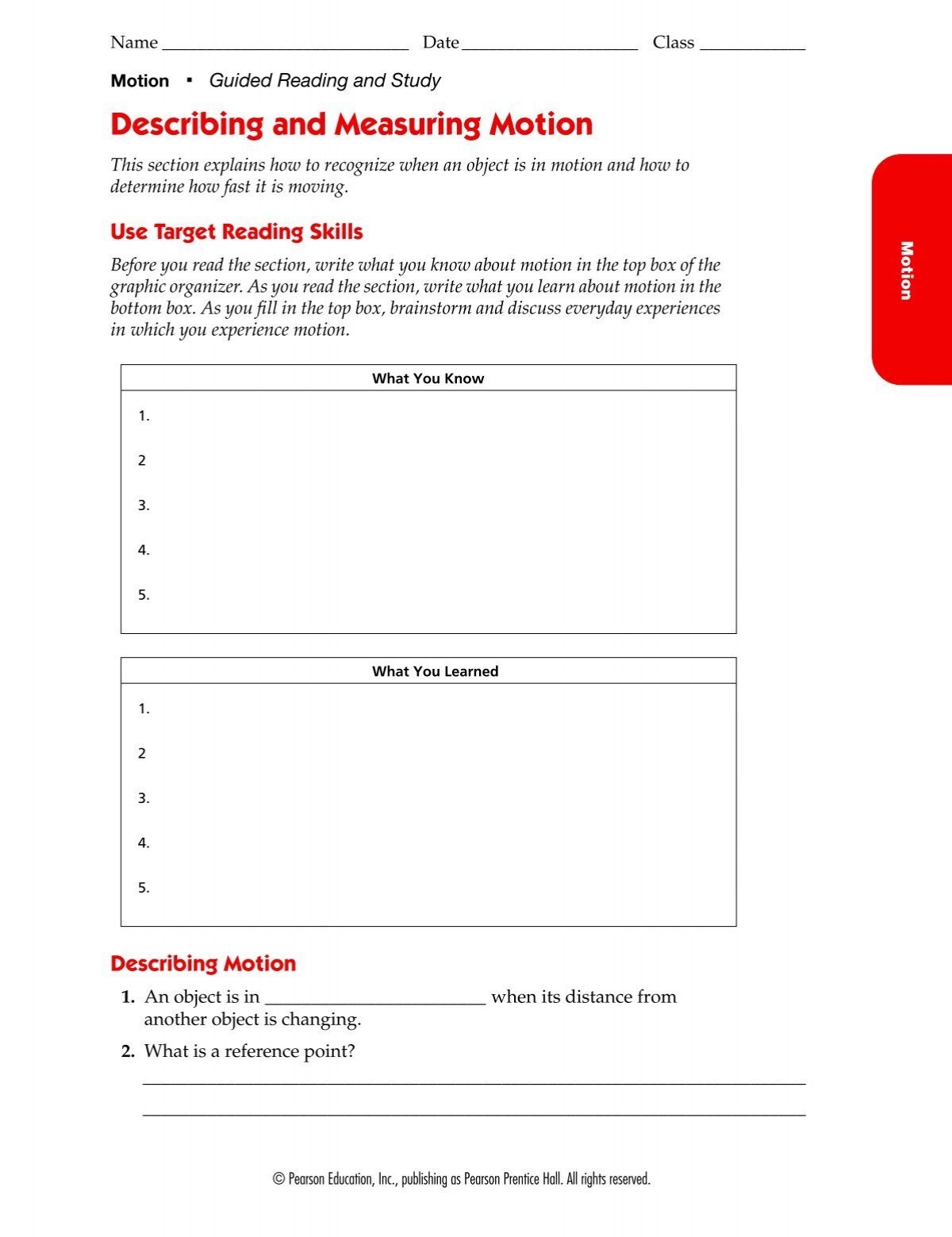 Guided Reading 1 1 Describing And Measureing Motion Pdf Guided Reading 1 1 Describing And Measureing Motion Pdf