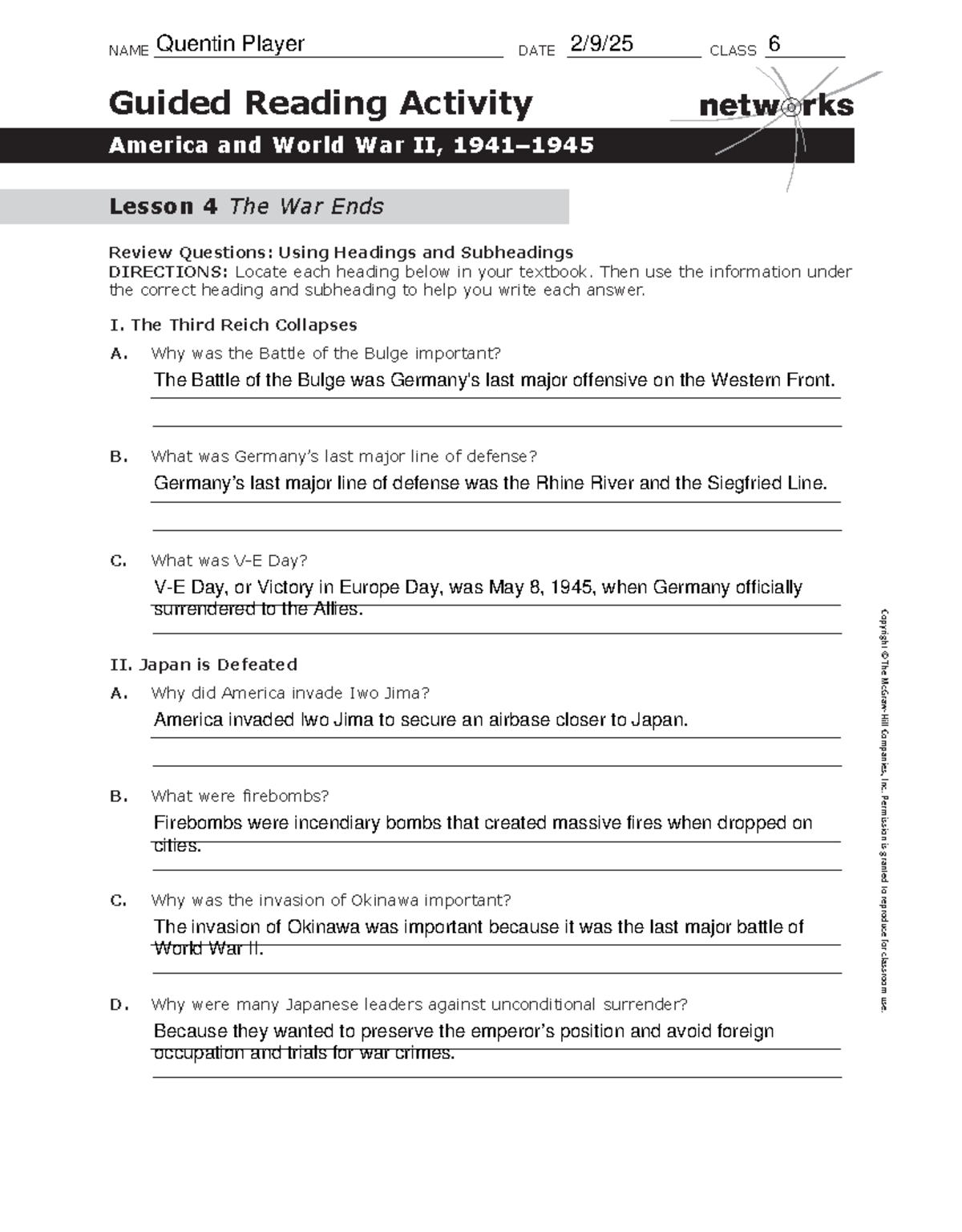 Guided Reading Activity America WWII Key Questions Insights Studocu Guided Reading Activity America WWII Key Questions Insights Studocu