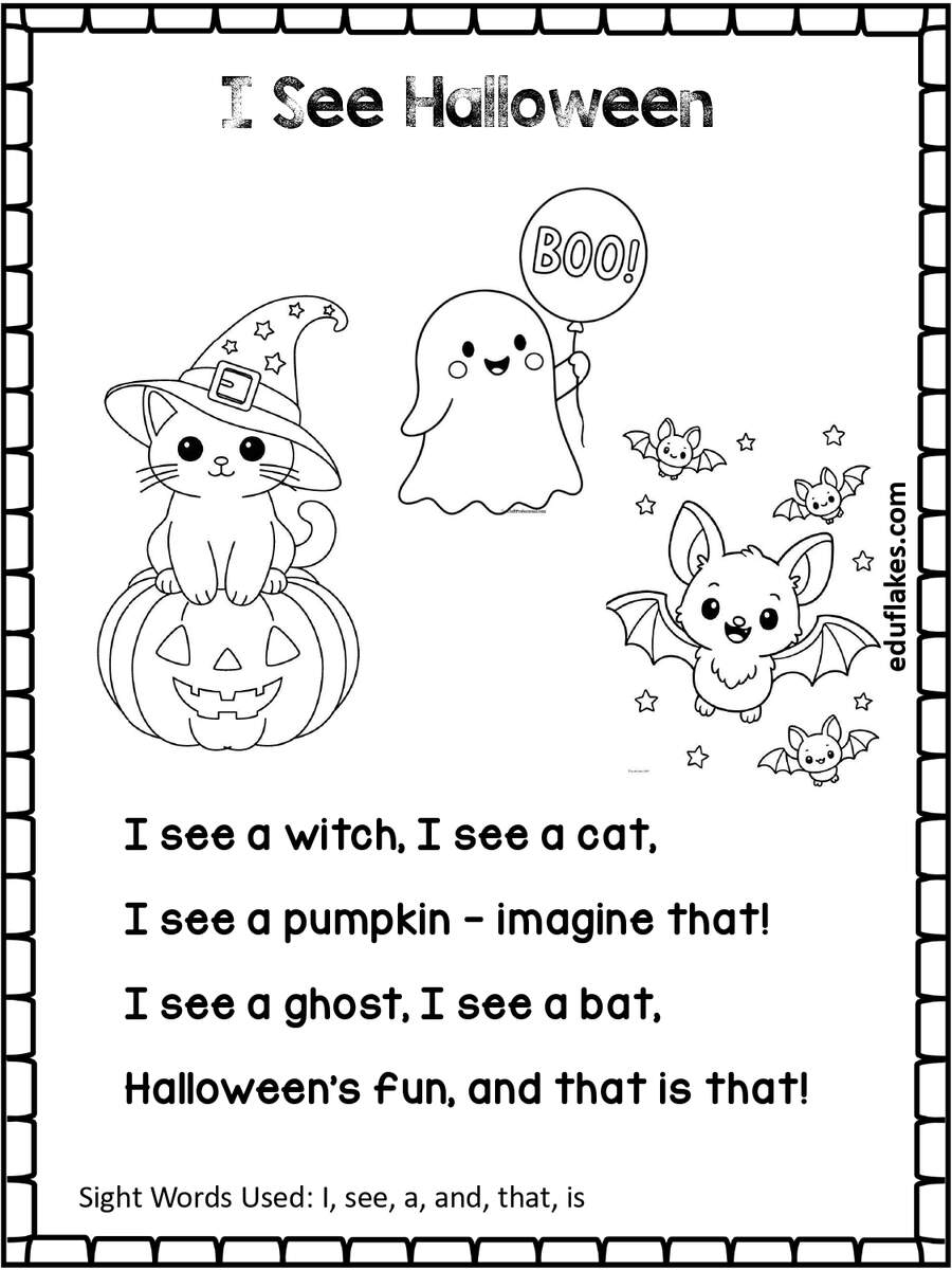 Halloween Spelling Worksheet Free Printable Digital PDF