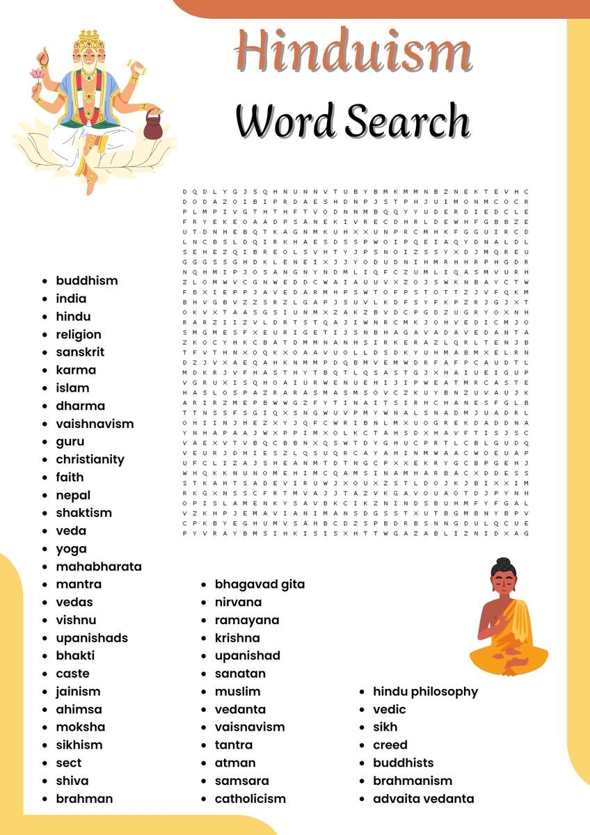 Hinduism Word Search Puzzle Worksheet Activities For Kids Made By Teachers Hinduism Word Search Puzzle Worksheet Activities For Kids Made By Teachers