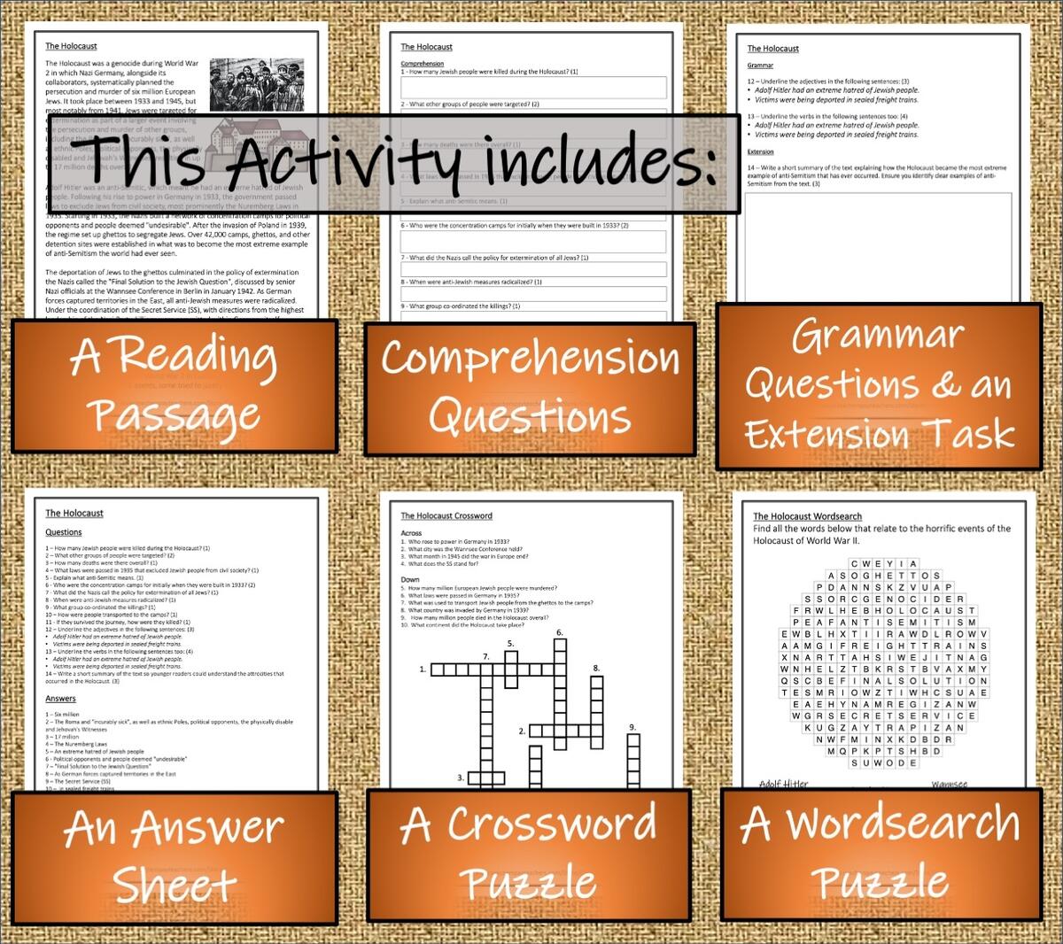 Holocaust Of World War II Close Reading Comprehension 5th Grade 6th Grade Made By Teachers