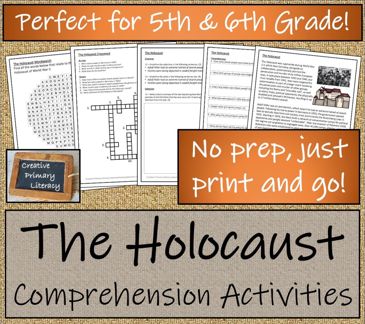 Holocaust Of World War II Close Reading Comprehension 5th Grade 6th Grade Made By Teachers