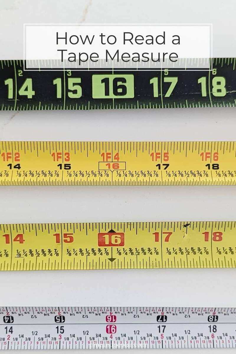 How To Read A Tape Measure In Inches FREE Cheatsheet