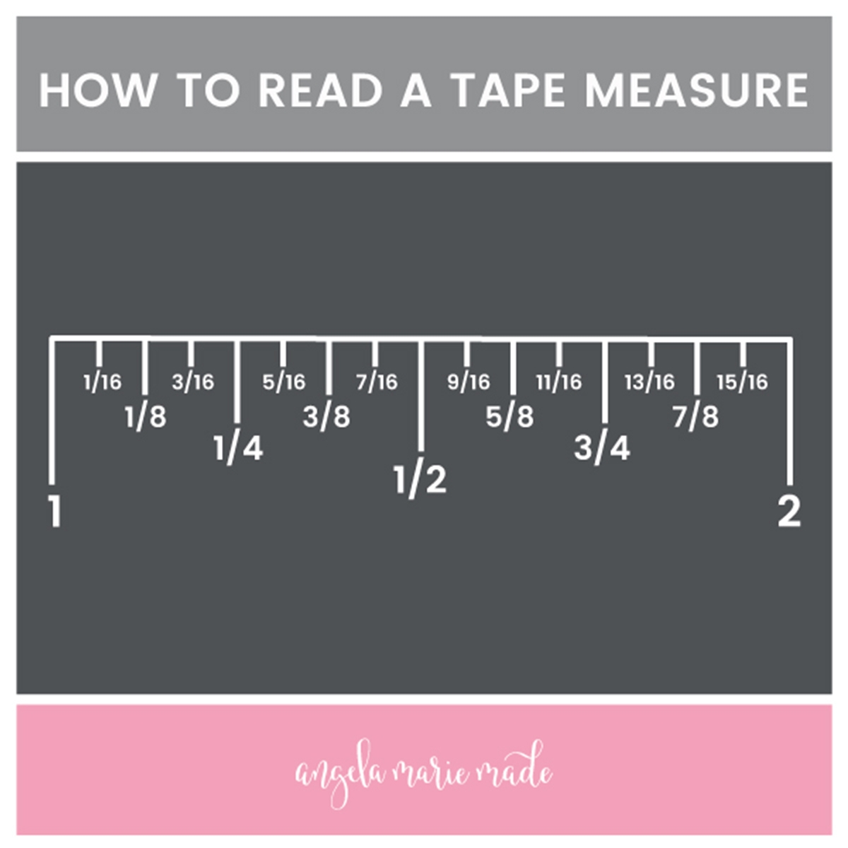 How To Read A Tape Measure The Easy Way Angela Marie Made Reading A Tape Measure Worksheet Superstar Worksheets