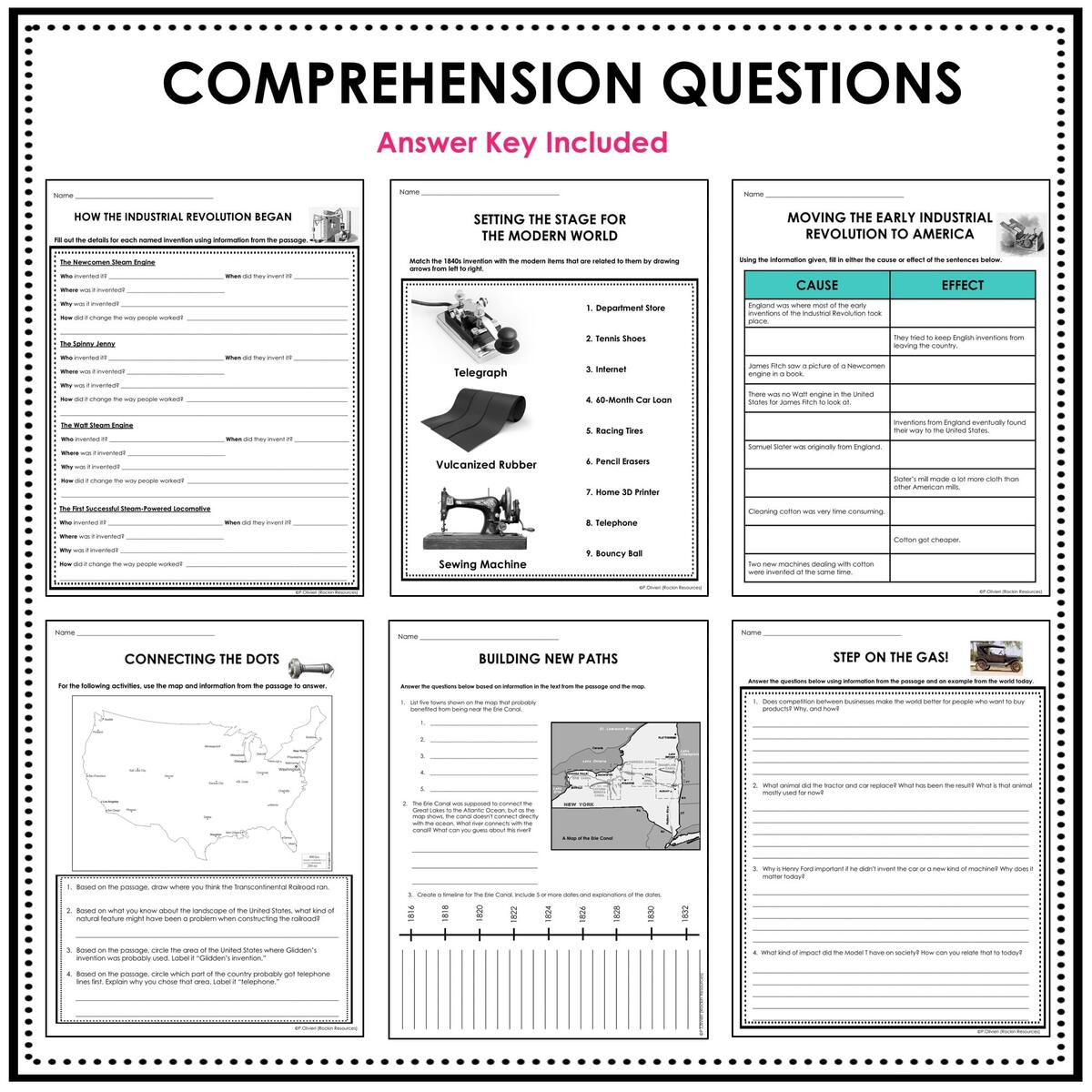 Industrial Revolution Industrial Era Informational Text DIGITAL PRINTABLE Rockin Resources Industrial Revolution Industrial Era Informational Text DIGITAL PRINTABLE Rockin Resources