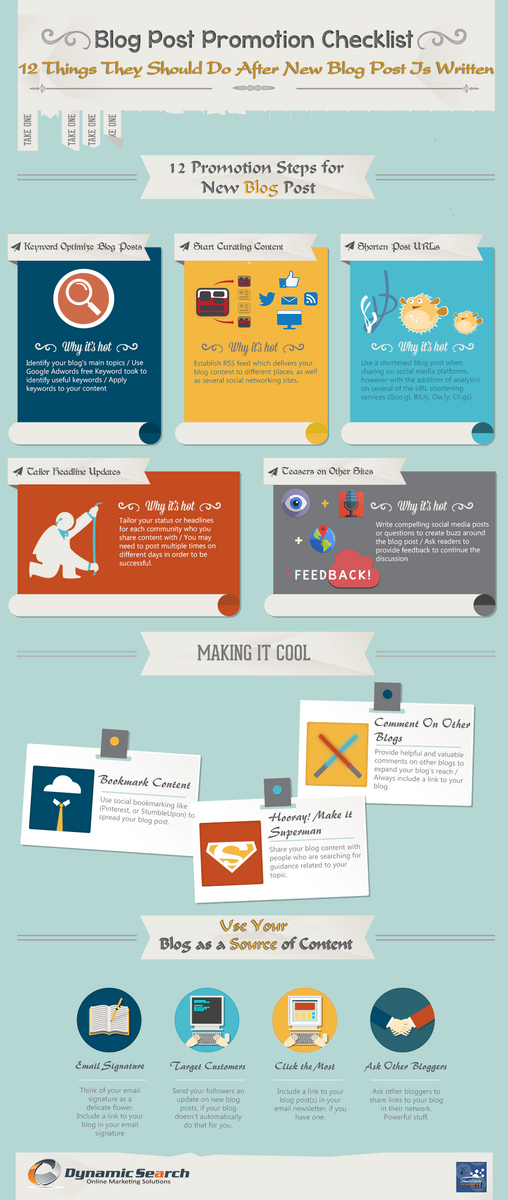 Infographic 12 Steps For Promoting A New Blog Post Demand Gen Report Infographic 12 Steps For Promoting A New Blog Post Demand Gen Report