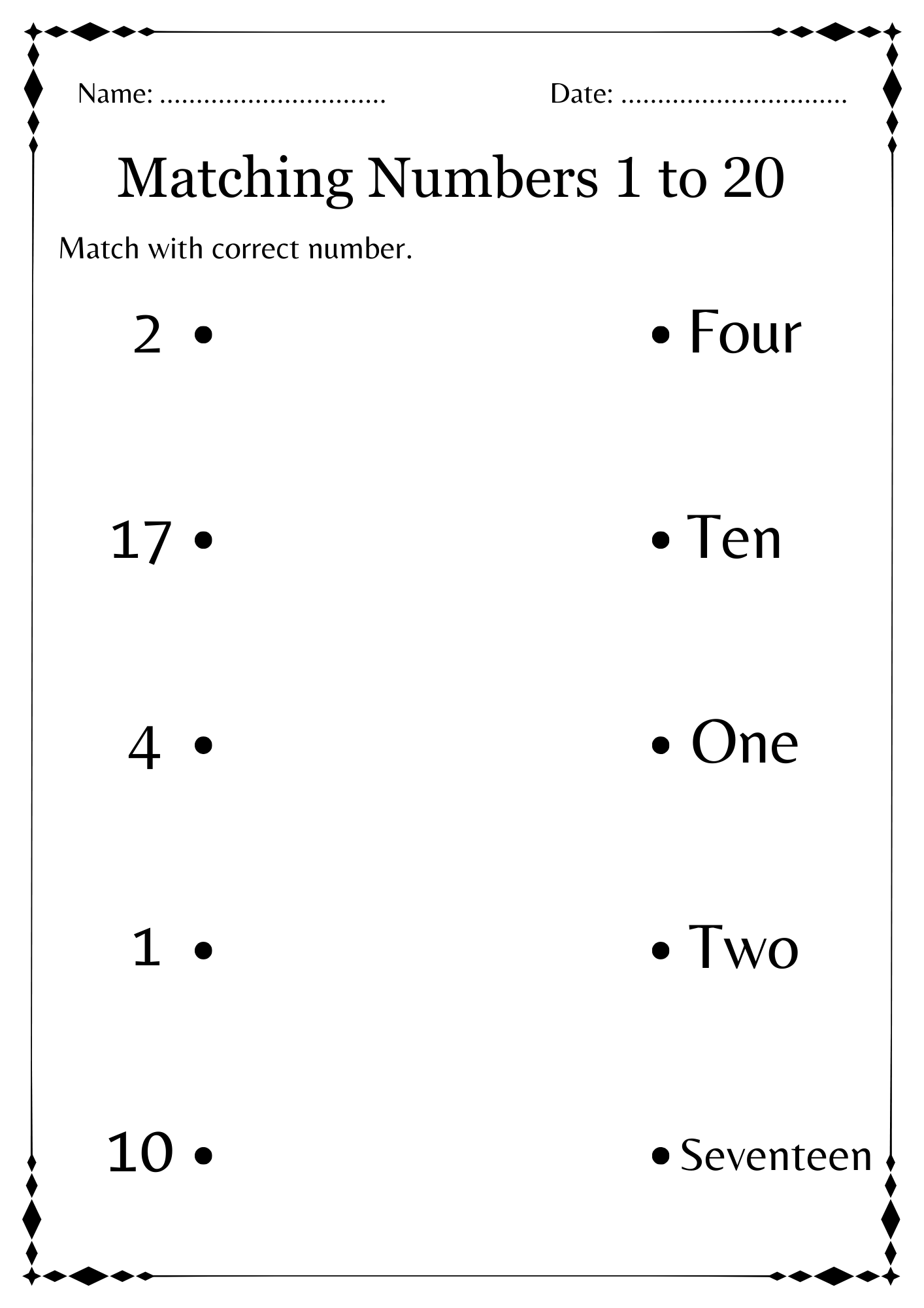 Place Value To 20 Worksheets