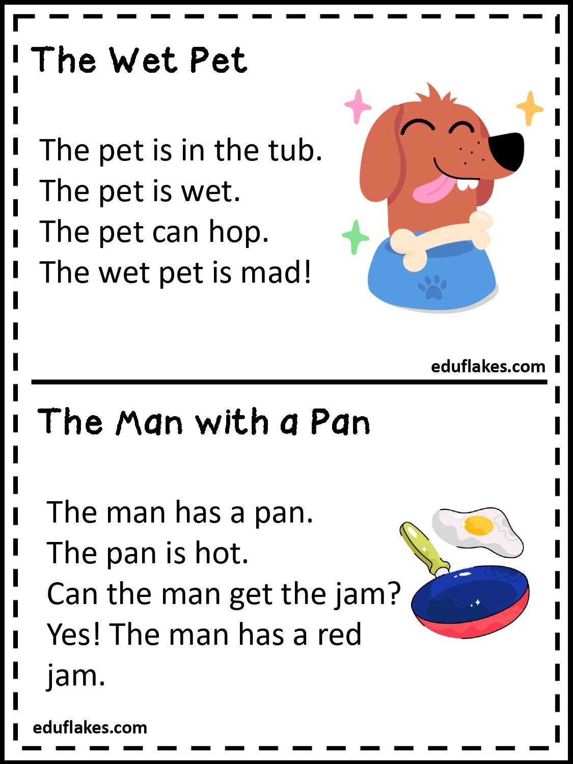 Kindergarten CVC Reading Passages Free PDF Eduflakes Kindergarten CVC Reading Passages Free PDF Eduflakes