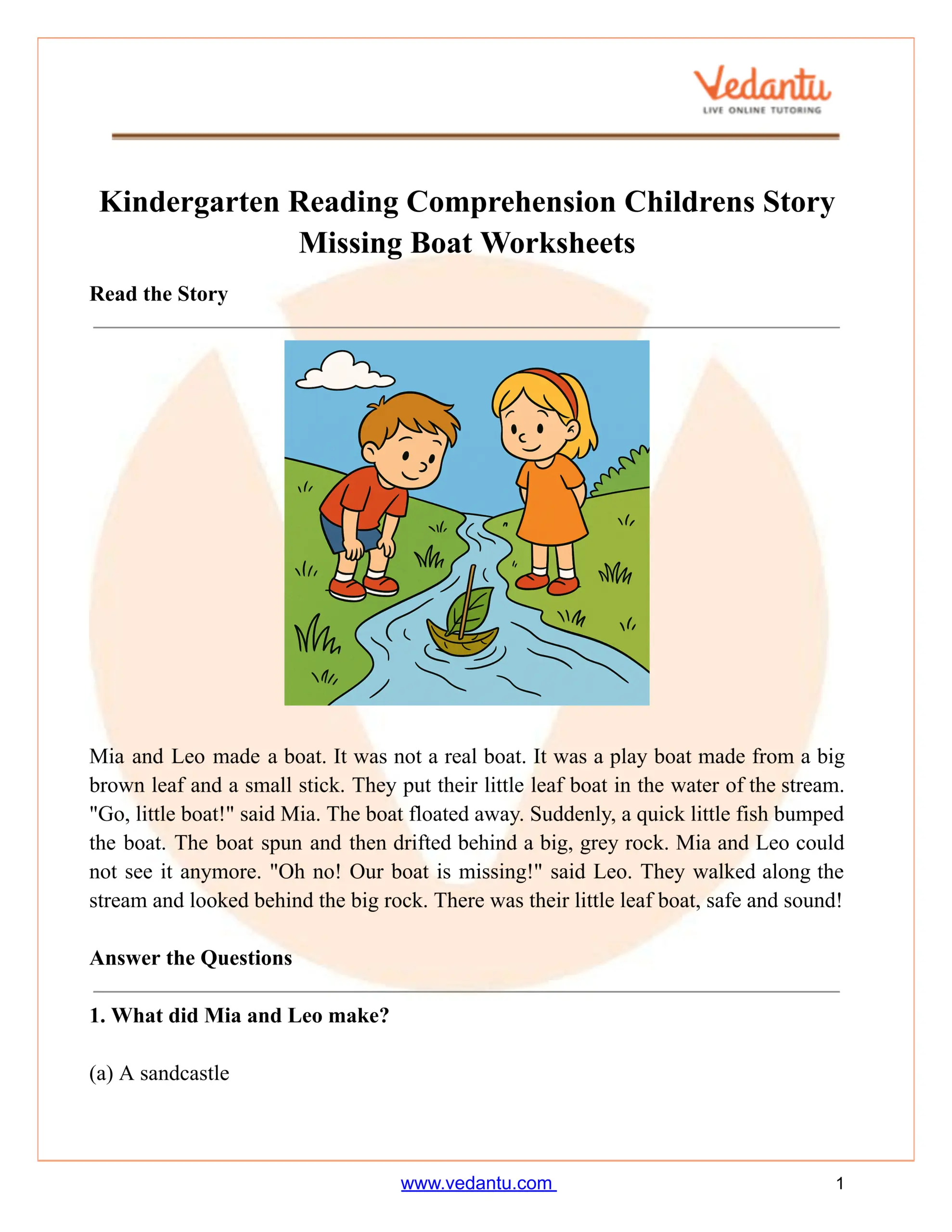 Kindergarten Reading Comprehension Worksheets Superstar Worksheets