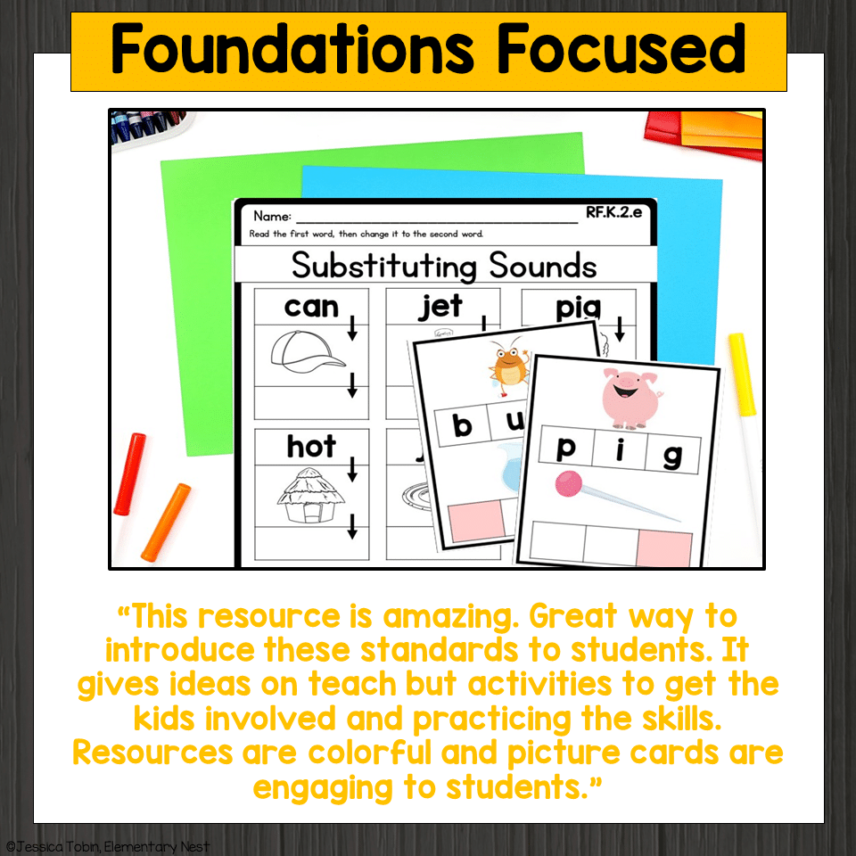 Kindergarten Reading Foundational Skills Bundle