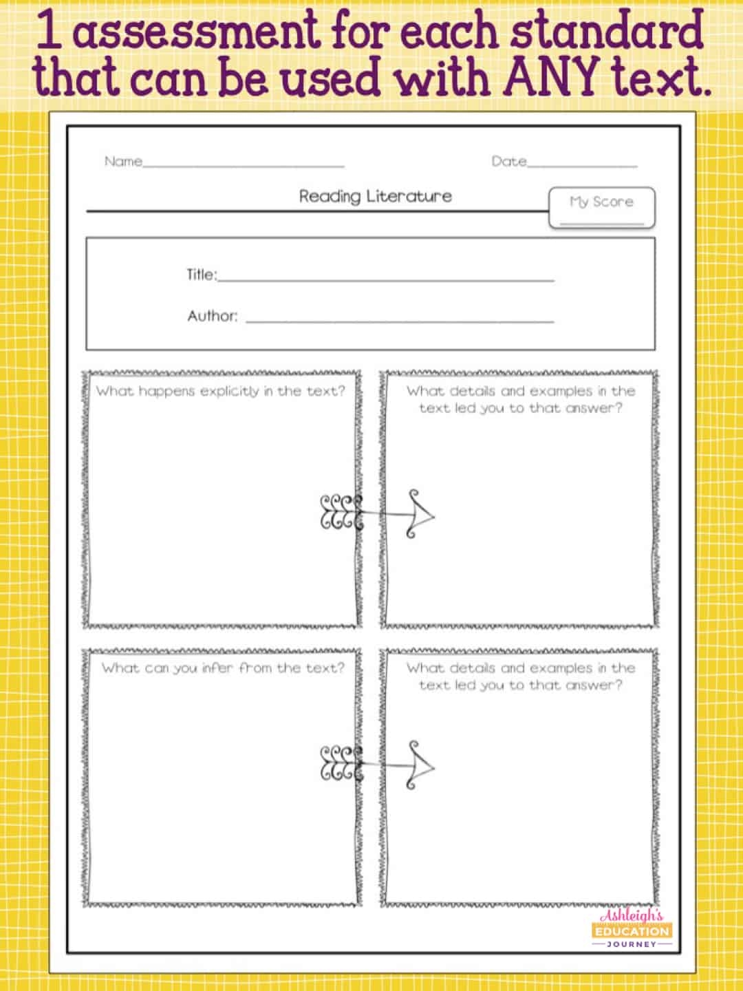 Summer Review Packet For 4th Grade Fourth Grade English Language Arts Teach With Tina