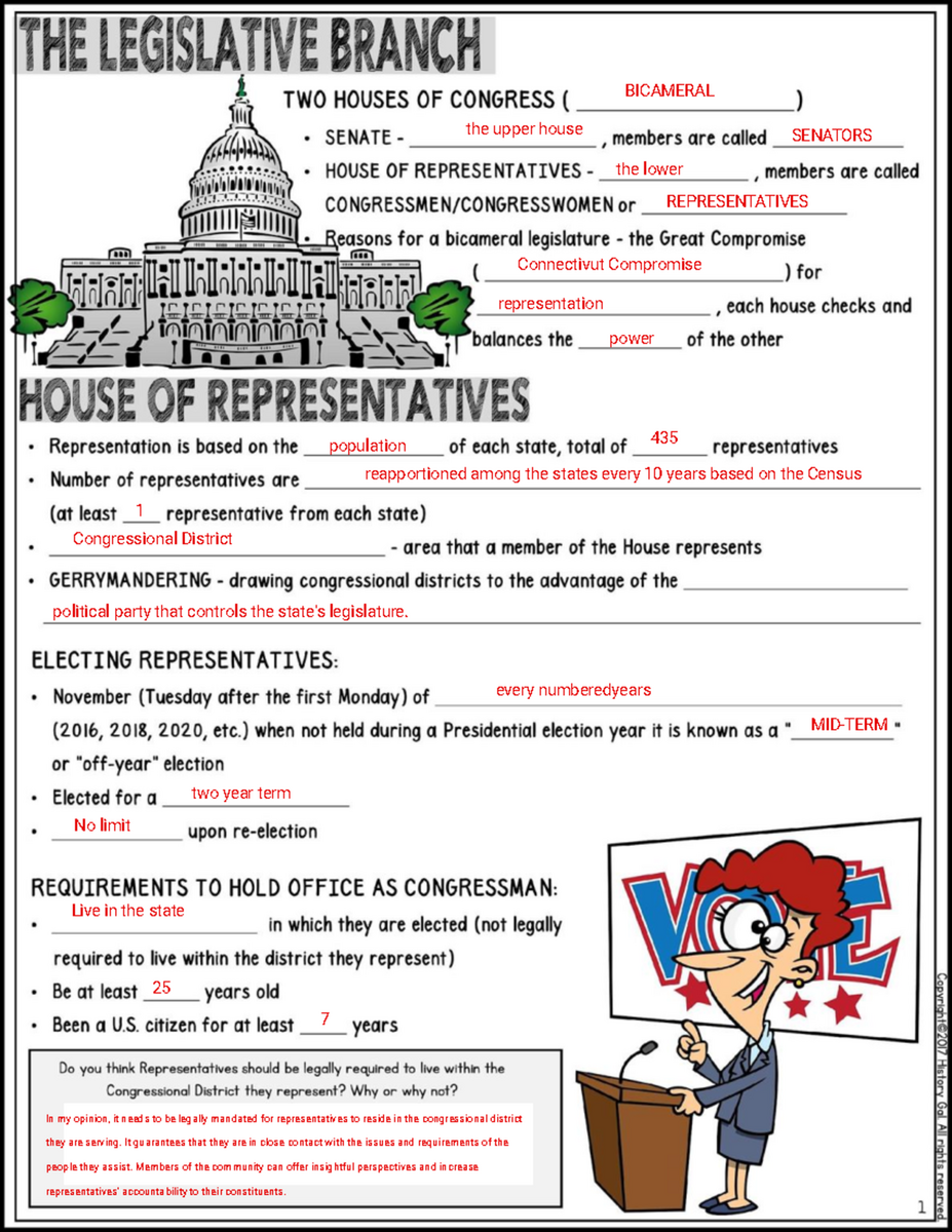 Legislative Branch Guided Notes Course Code 1 Studocu Legislative Branch Guided Notes Course Code 1 Studocu