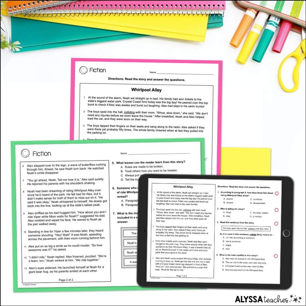 Let S Talk Must Have 3rd Grade Reading SOL Passages Alyssa Teaches Fun Reading SOL Test Review Activities For Grades 3 5 Alyssa Teaches