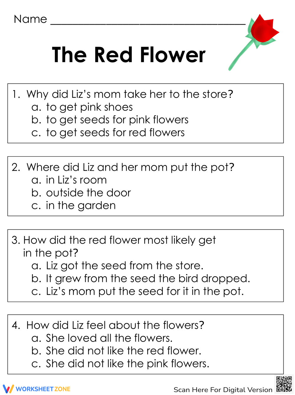 Level H Reading Comprehension Worksheets Printable Class 1 Reading Comprehension Level H Worksheets PDF