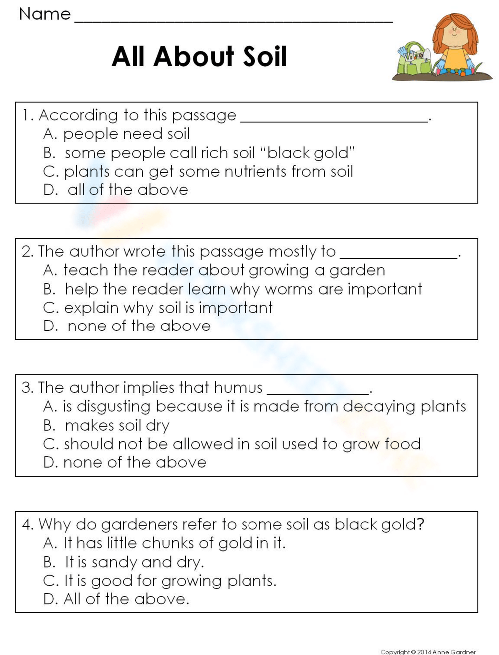 Level L Reading Comprehension Worksheets