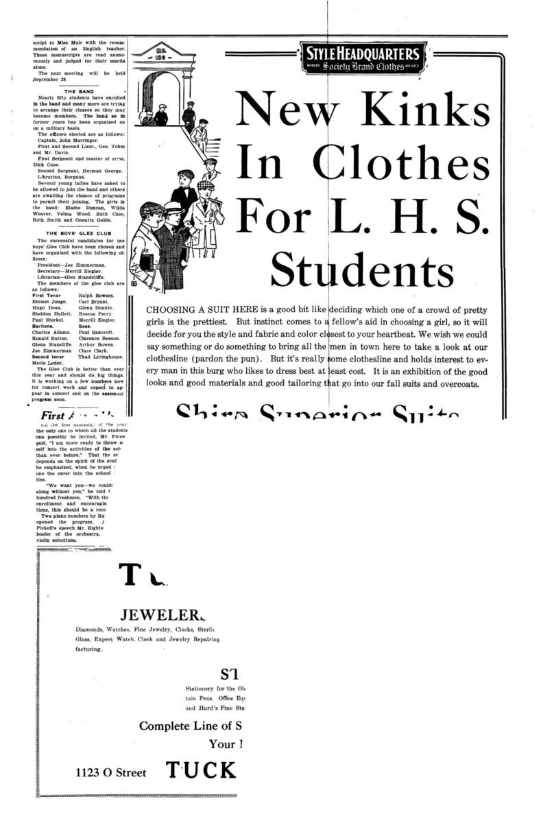 LHS Advocate 1919 1920 By Lincoln Public Schools Library Media Department Issuu