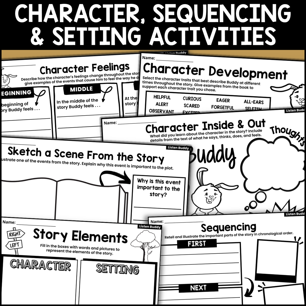 Listen Buddy Interactive Read Aloud Book Companion Activities For IRA Teaching Resources Listen Buddy Interactive Read Aloud Book Companion Activities For IRA Teaching Resources