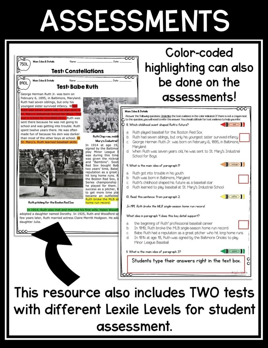 Main Idea Details 4th 5th Grade MagiCore Main Idea Details 4th 5th Grade MagiCore