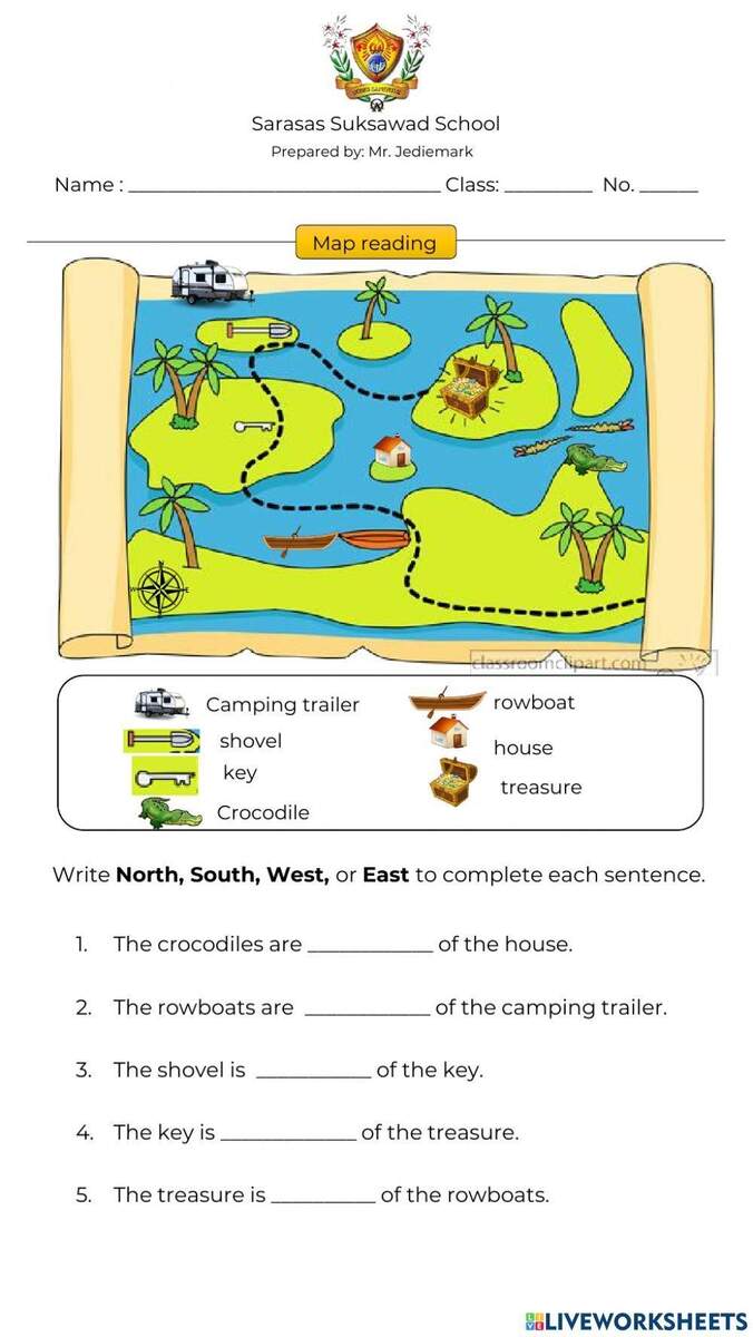 Map Reading Exercise Worksheets Library Map Reading Exercise Worksheets Library