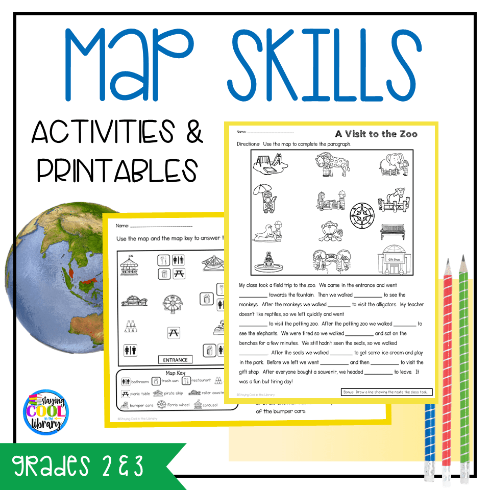 Map Skills Printables And Worksheets Make Your Own Map Staying Cool In The Library Map Skills Printables And Worksheets Make Your Own Map Staying Cool In The Library