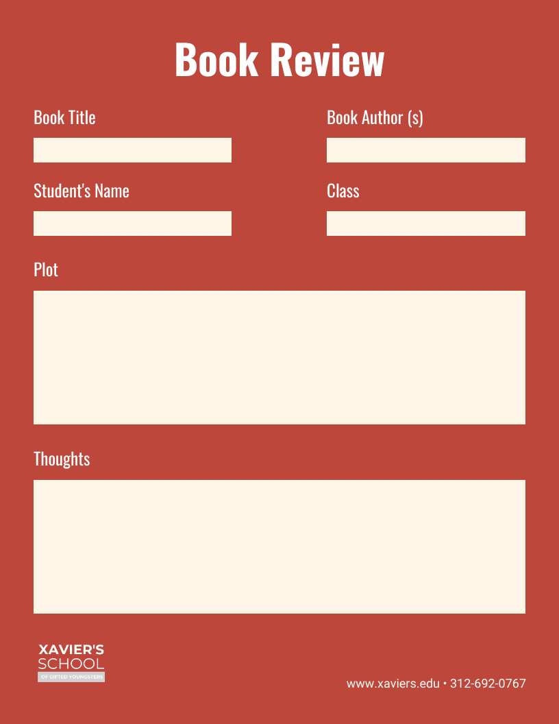 Maroon College Book Review Worksheet Venngage Maroon College Book Review Worksheet Venngage