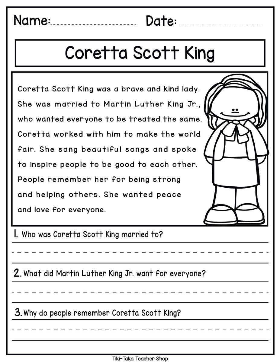 Martin Luther King Jr Day Reading Passages ANSWERS MLK Day Reading Made By Teachers Martin Luther King Jr Day Reading Passages ANSWERS MLK Day Reading Made By Teachers