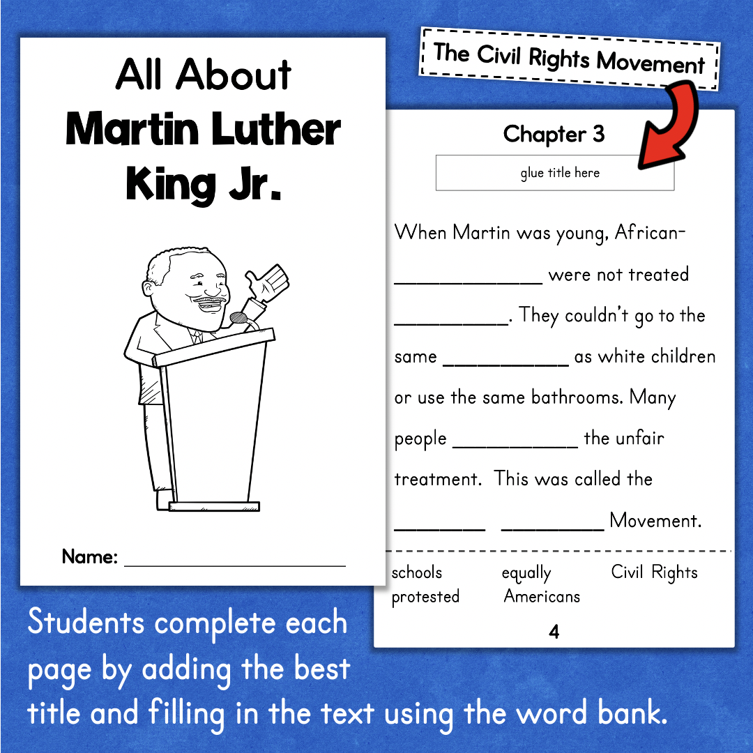 Martin Luther King Jr MLK Reading Comprehension Made By Teachers Martin Luther King Jr MLK Reading Comprehension Made By Teachers