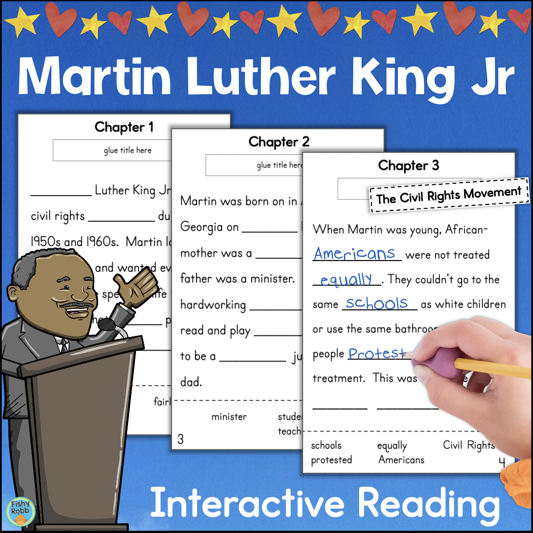 Martin Luther King Jr MLK Reading Comprehension Made By Teachers Martin Luther King Day Free Worksheet Squarehead Teachers