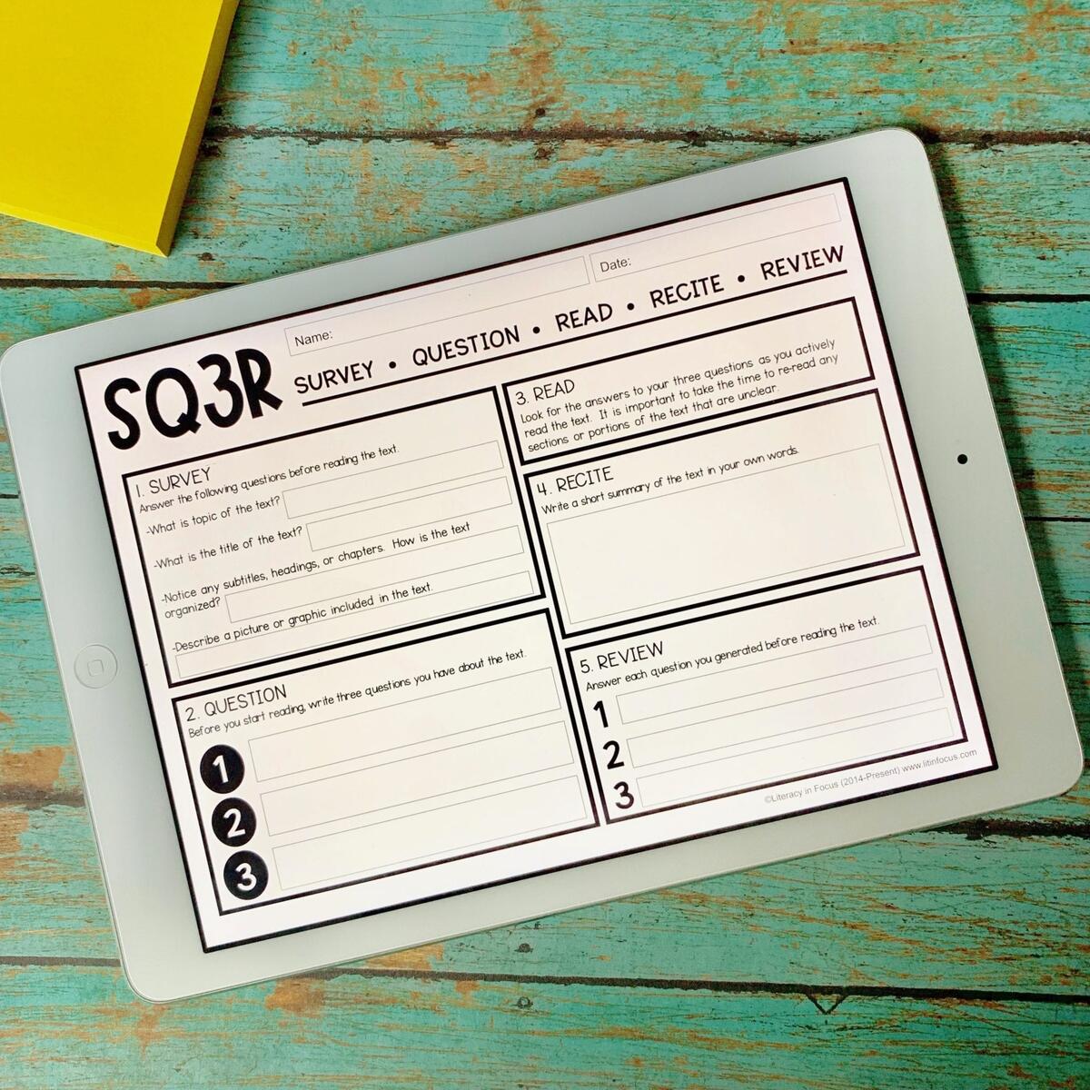 Maximize Reading Comprehension With SQ3R Literacy In Focus Worksheets Library Maximize Reading Comprehension With SQ3R Literacy In Focus Worksheets Library