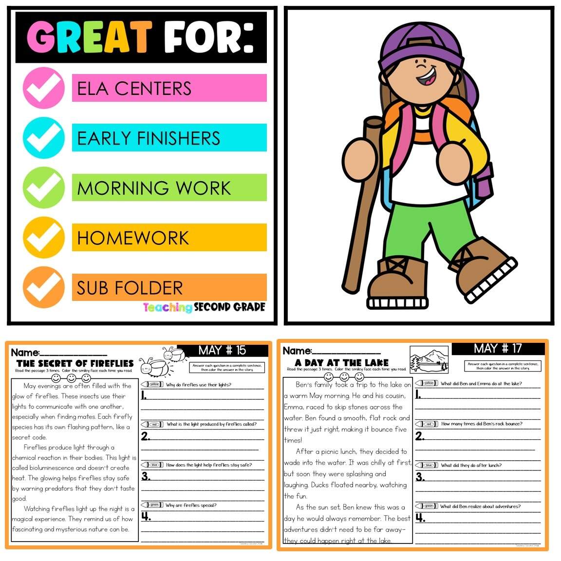 May Reading Passages For 2nd Grade With Comprehension Text Evidence Questions Teaching Ideas Made Easy May Reading Passages For 2nd Grade With Comprehension Text Evidence Questions Teaching Ideas Made Easy