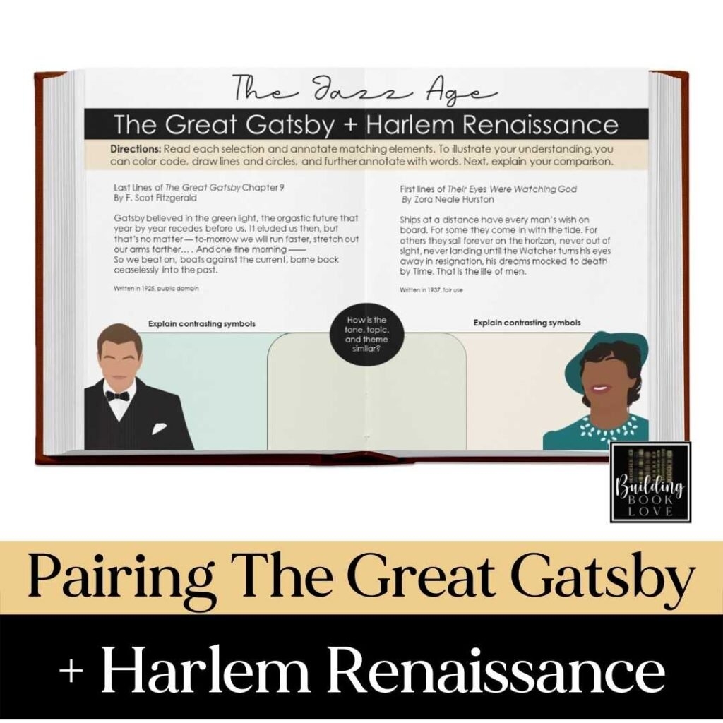 Meaningful Fun Activities For Teaching The Great Gatsby Building Book Love