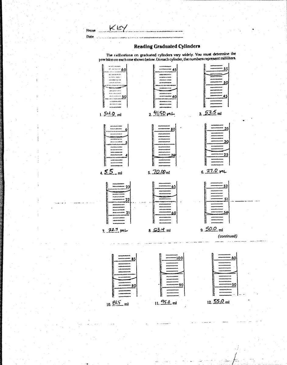 Printable Measurement Worksheets