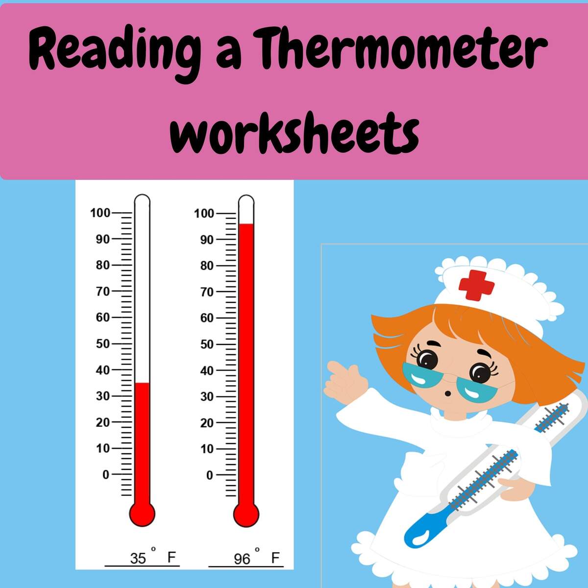 Measurement Worksheets Reading A Thermometer Worksheets Made By Teachers