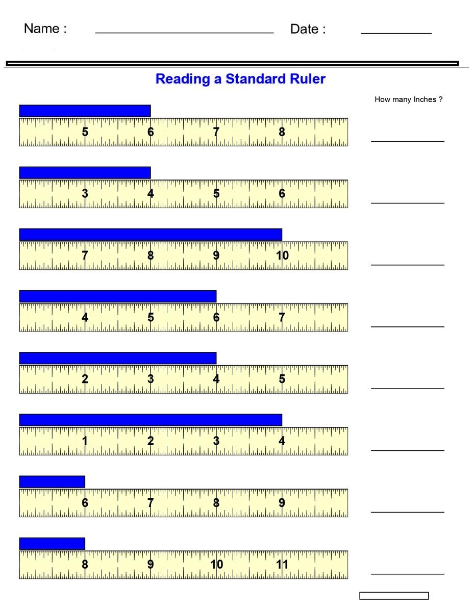 Measurement Worksheets Reading Standard Measurements Worksheets Made By Teachers Measurement With Ruler Worksheet Maker Edu Games