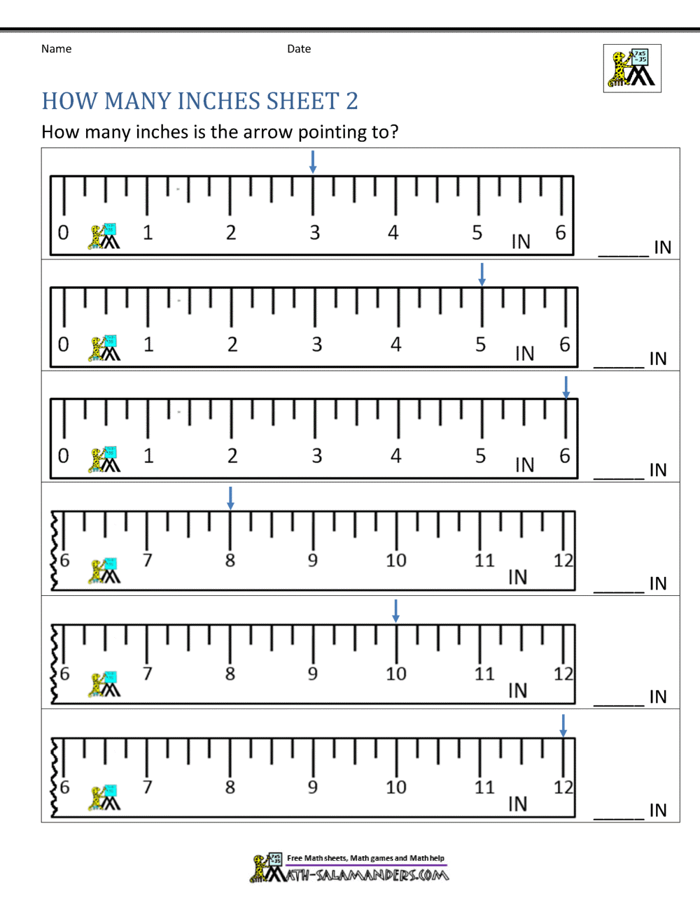 Printable Mm Ruler Inches Ruler K12 Math Worksheets